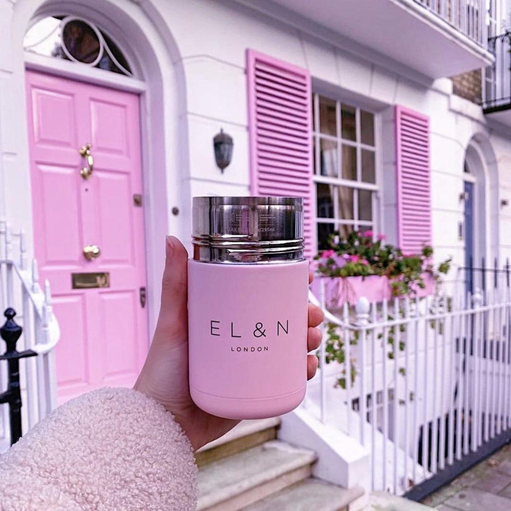 Large Pink Flask